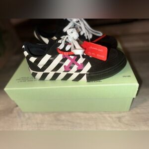 Off White Vulcanized Sneakers